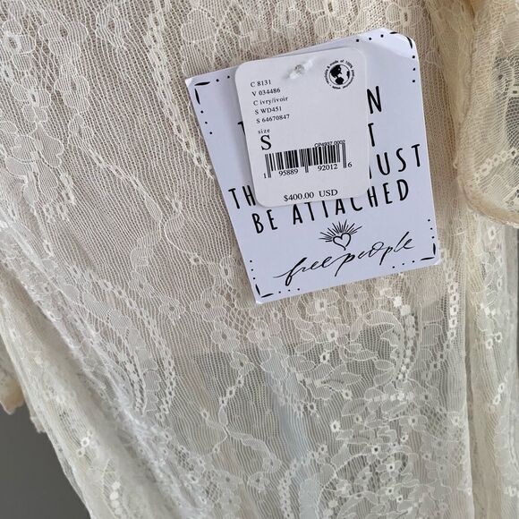 Free People - Bell Sleeve Lace Dress, size Small - Picture 7 of 7